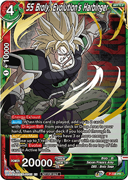 SS Broly, Evolution's Harbinger (P-336) [Tournament Promotion Cards] | Fandemonia Ltd