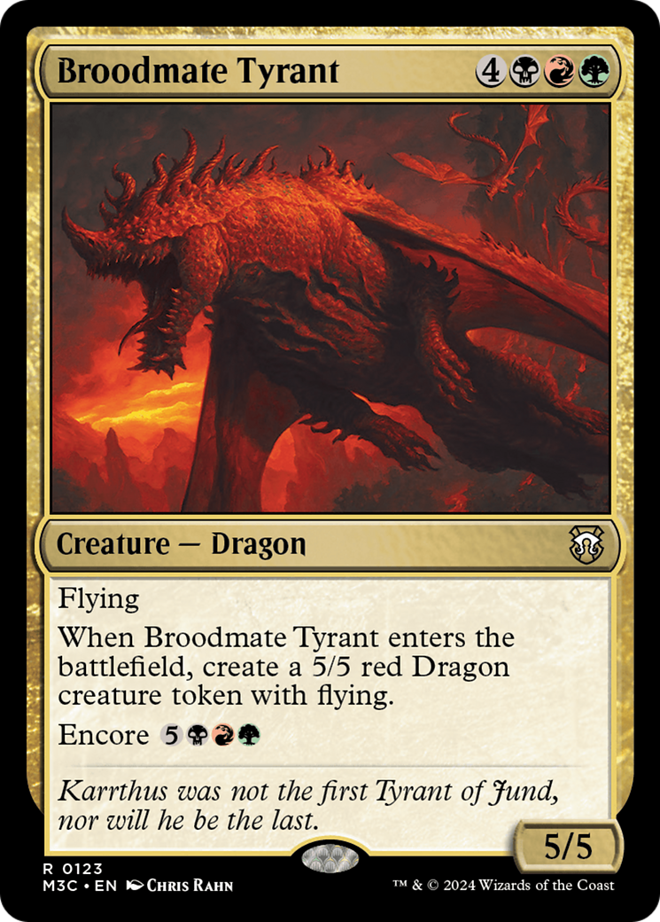 Broodmate Tyrant [Modern Horizons 3 Commander] | Fandemonia Ltd