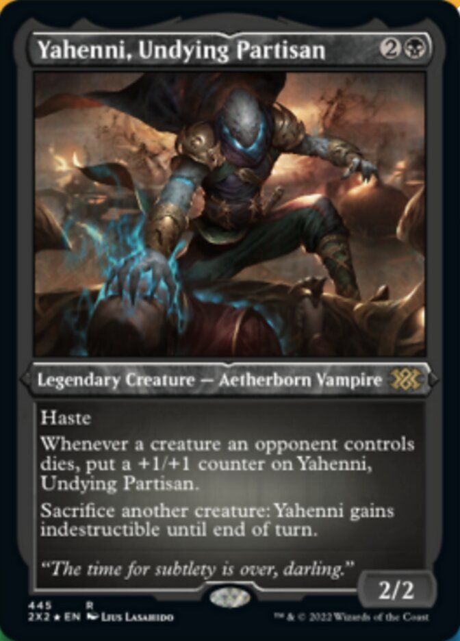 Yahenni, Undying Partisan (Foil Etched) [Double Masters 2022] | Fandemonia Ltd