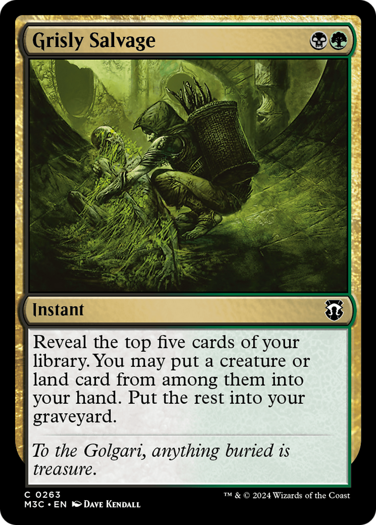 Grisly Salvage (Ripple Foil) [Modern Horizons 3 Commander] | Fandemonia Ltd