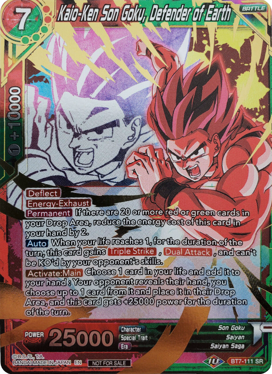 Kaio-Ken Son Goku, Defender of Earth (Event Pack 4) (BT7-111) [Promotion Cards] | Fandemonia Ltd