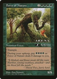 Force of Nature (Oversized) [Oversize Cards] | Fandemonia Ltd