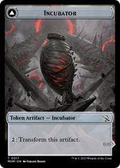 Incubator // Phyrexian (17) Double-Sided Token [March of the Machine Tokens] | Fandemonia Ltd