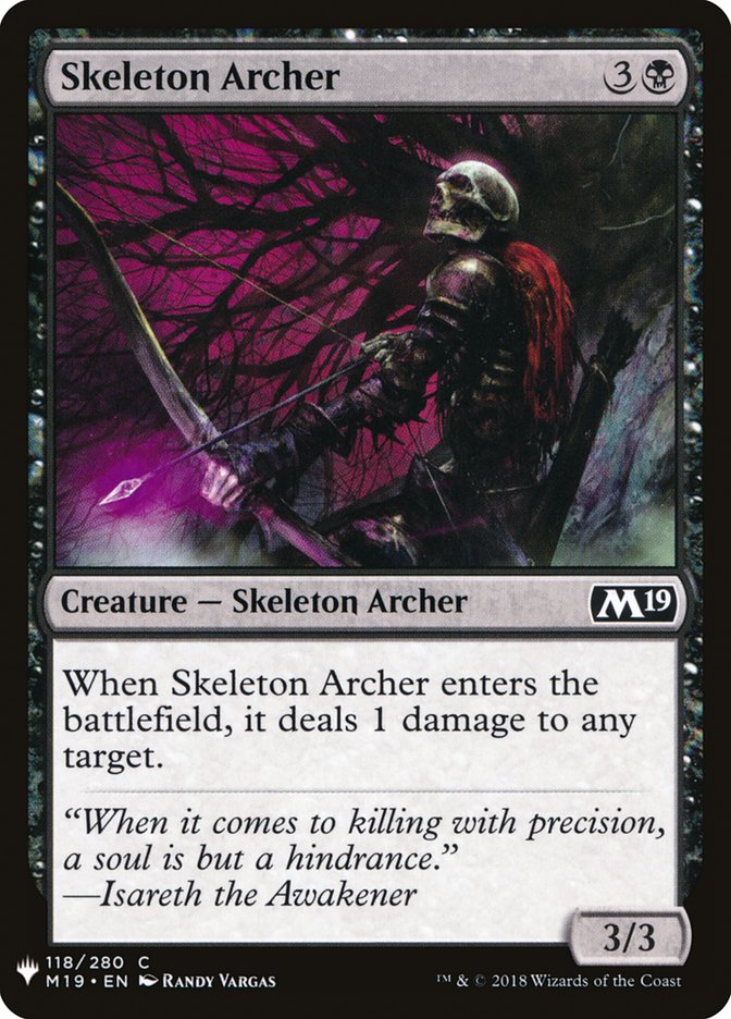 Skeleton Archer [Mystery Booster] | Fandemonia Ltd