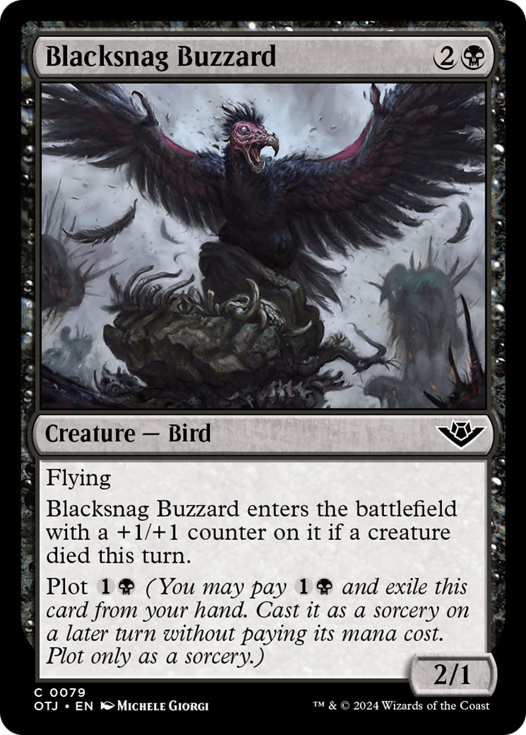 Blacksnag Buzzard [Outlaws of Thunder Junction] | Fandemonia Ltd