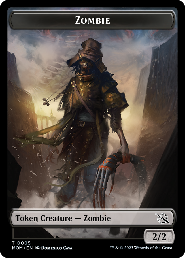 Zombie Token [March of the Machine Tokens] | Fandemonia Ltd