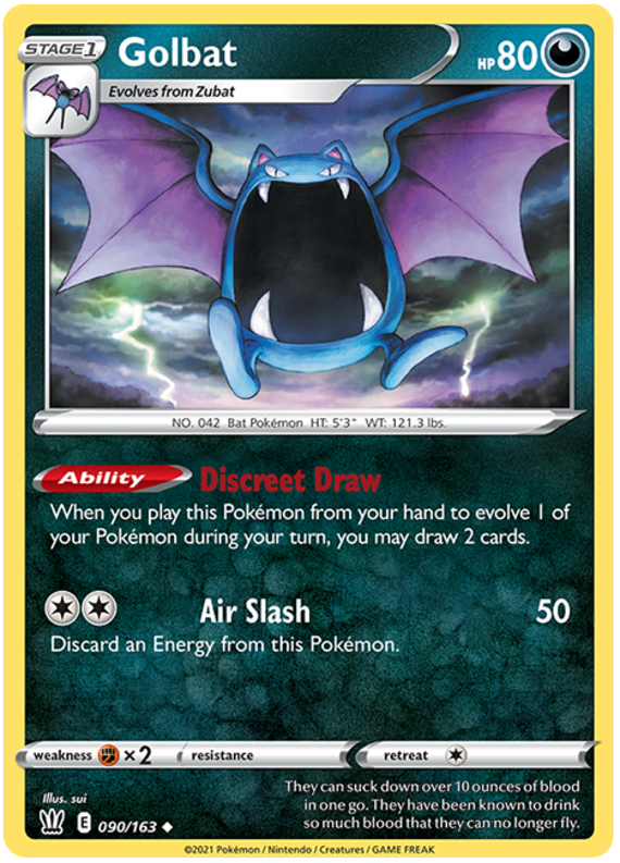 Golbat (090/163) [Sword & Shield: Battle Styles] | Fandemonia Ltd