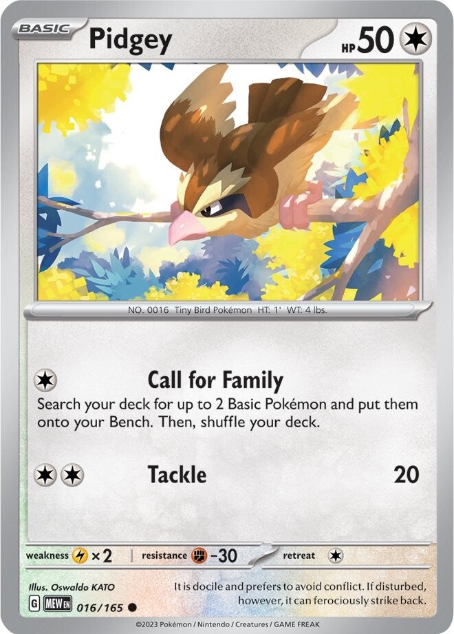 Pidgey (016/165) [Scarlet & Violet 151] | Fandemonia Ltd