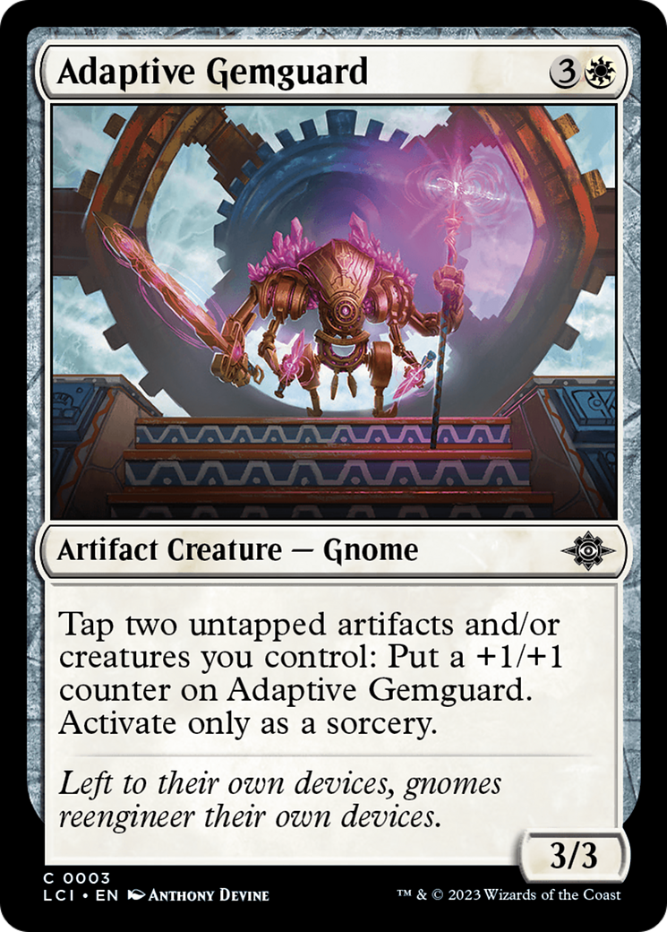 Adaptive Gemguard [The Lost Caverns of Ixalan] | Fandemonia Ltd