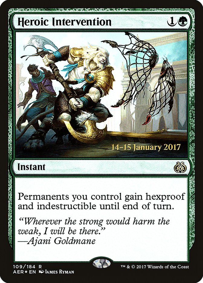 Heroic Intervention [Aether Revolt Prerelease Promos] | Fandemonia Ltd