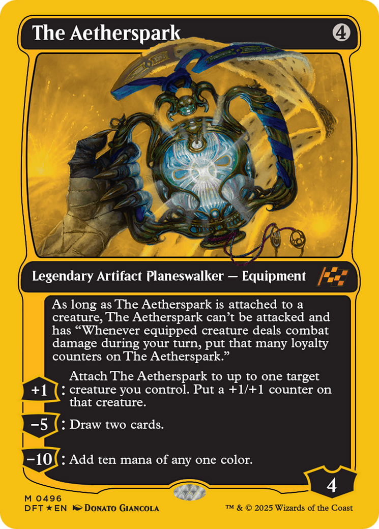 The Aetherspark (First-Place Foil) [Aetherdrift] | Fandemonia Ltd