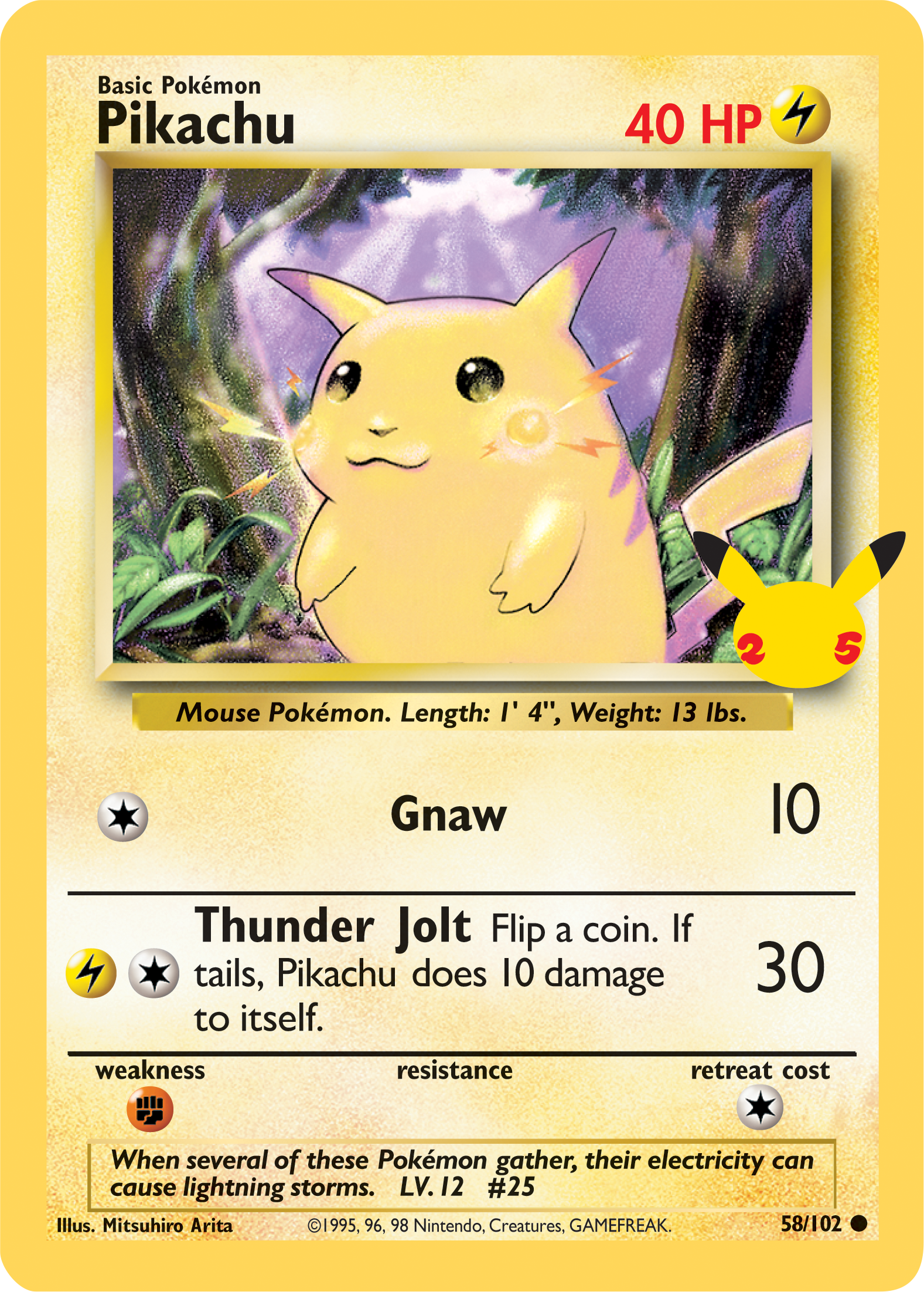 Pikachu (58/102) (Jumbo Card) [First Partner Pack] | Fandemonia Ltd