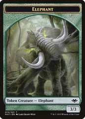 Goblin (010) // Elephant (012) Double-Sided Token [Modern Horizons Tokens] | Fandemonia Ltd