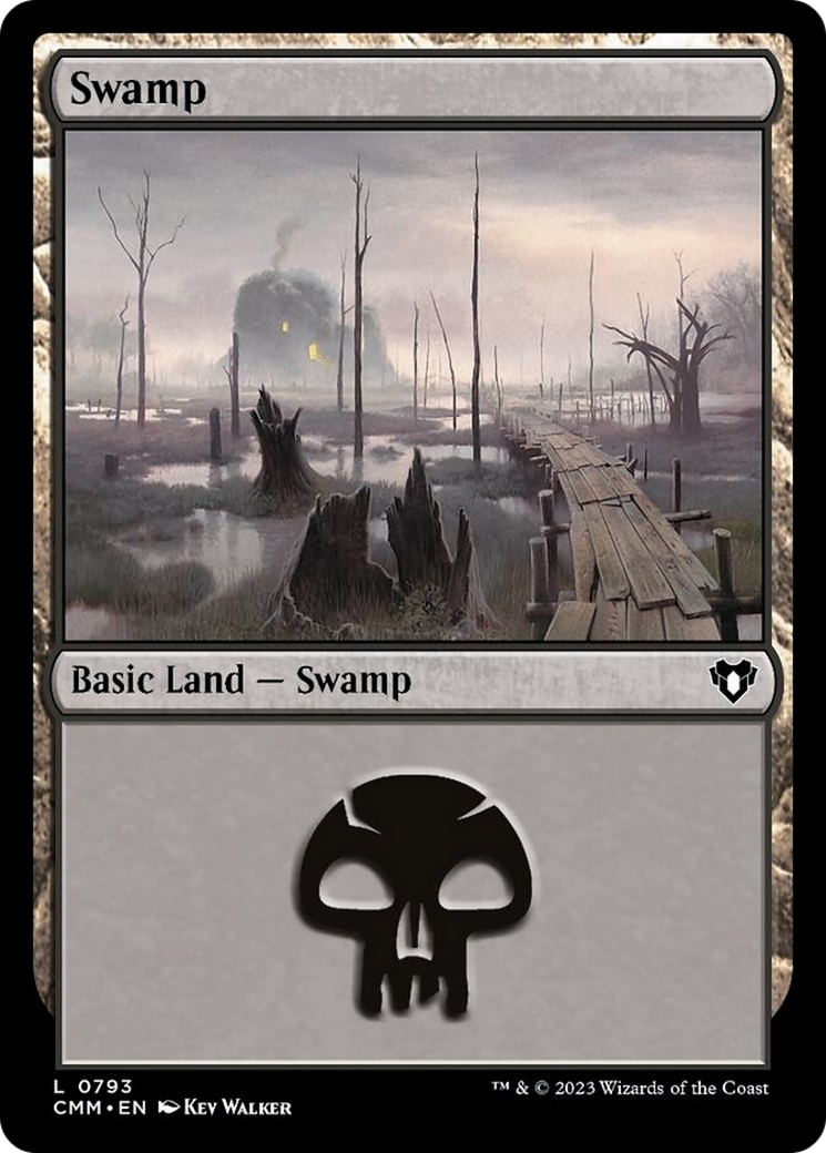 Swamp (793) [Commander Masters] | Fandemonia Ltd