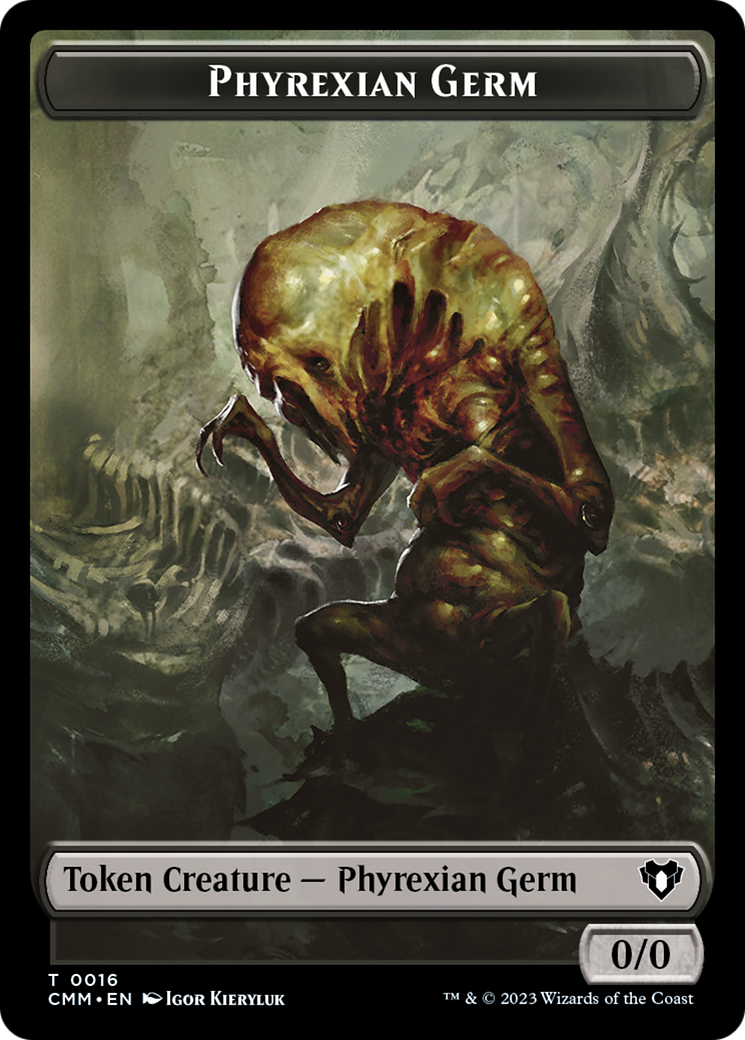 Phyrexian Germ Token [Commander Masters Tokens] | Fandemonia Ltd