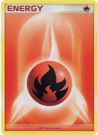 Fire Energy (2007 Unnumbered D P Style) [League & Championship Cards] | Fandemonia Ltd