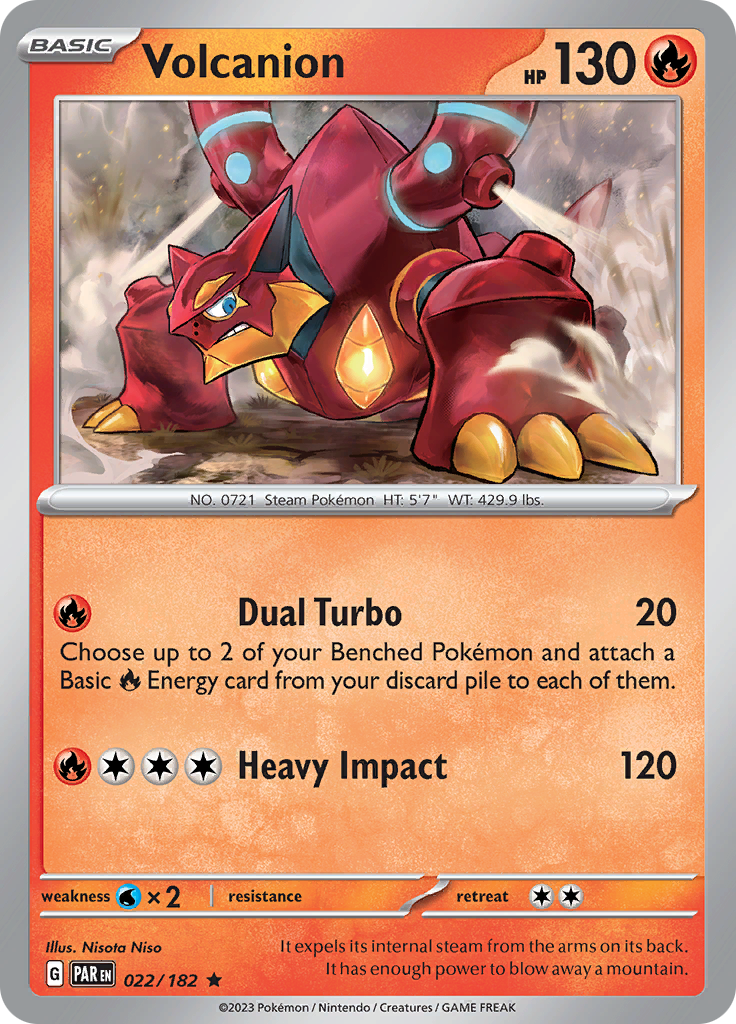 Volcanion (022/182) [Scarlet & Violet: Paradox Rift] | Fandemonia Ltd