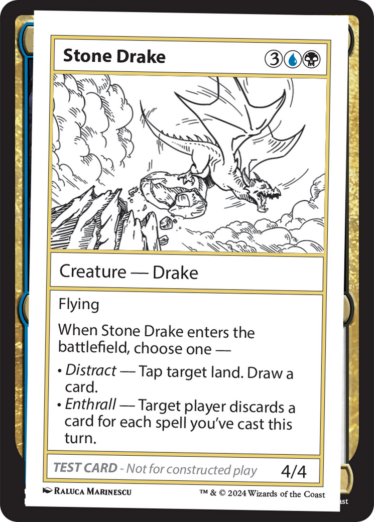 Stone Drake [Mystery Booster 2 Playtest Cards] | Fandemonia Ltd