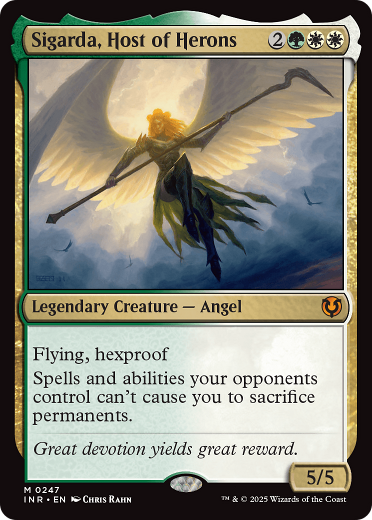 Sigarda, Host of Herons (Retro Frame) [Innistrad Remastered] | Fandemonia Ltd