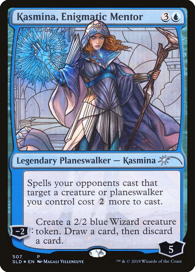 Kasmina, Enigmatic Mentor (Stained Glass) [Secret Lair Drop Promos] | Fandemonia Ltd