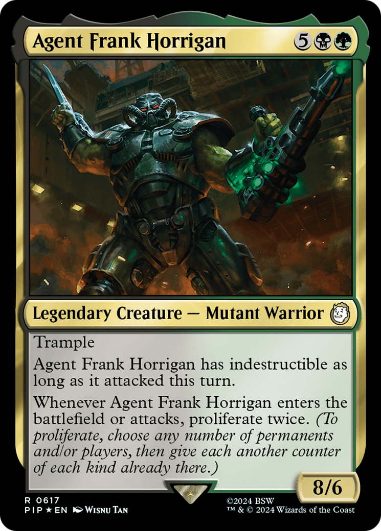 Agent Frank Horrigan (Surge Foil) [Fallout] | Fandemonia Ltd