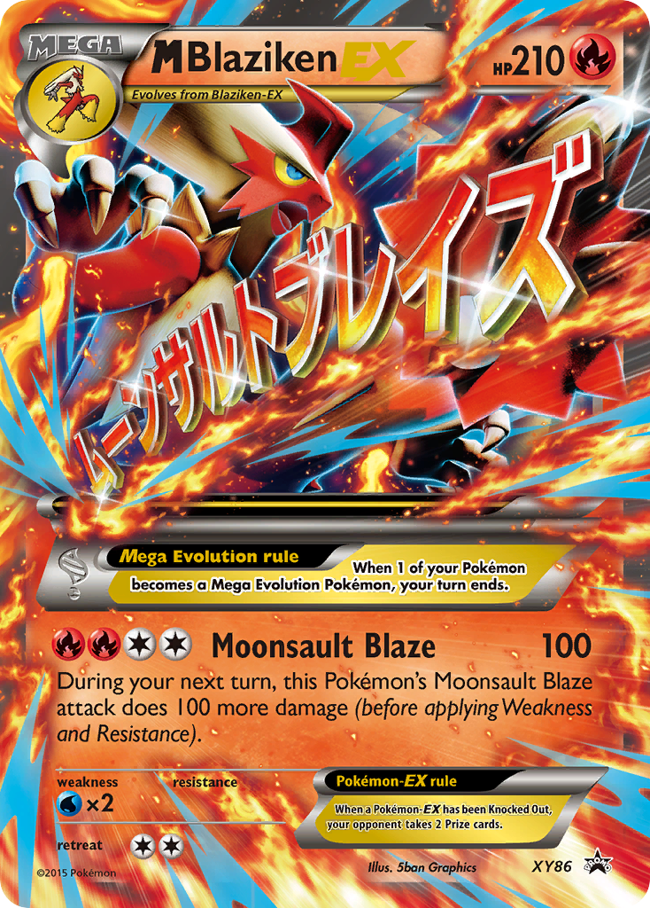 M Blaziken EX (XY86) [XY: Black Star Promos] | Fandemonia Ltd