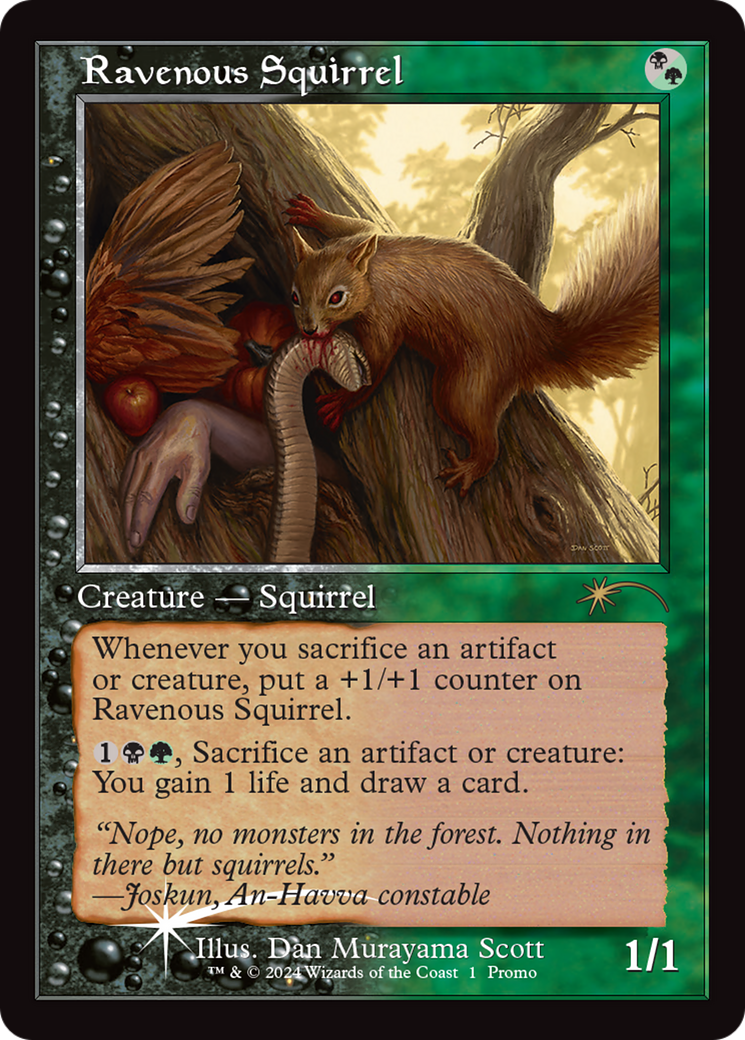 Ravenous Squirrel (Open House) [Wizards Play Network 2024] | Fandemonia Ltd