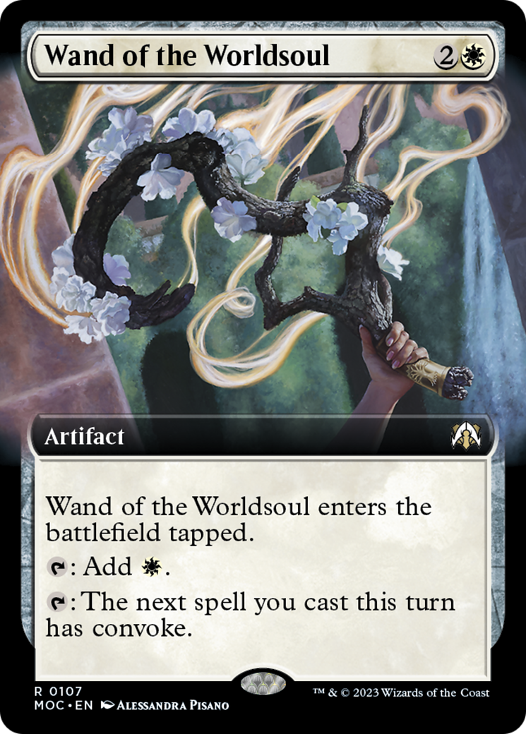 Wand of the Worldsoul (Extended Art) [March of the Machine Commander] | Fandemonia Ltd