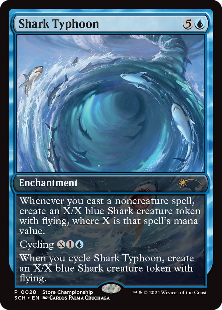 Shark Typhoon (Store Championship) [Bloomburrow Promos] | Fandemonia Ltd