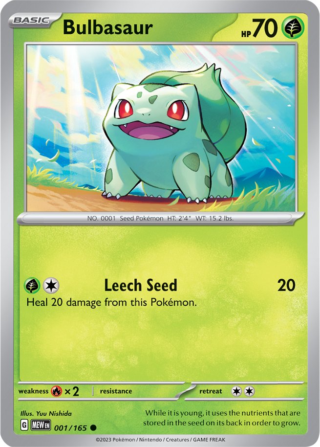 Bulbasaur (001/165) [Scarlet & Violet 151] | Fandemonia Ltd