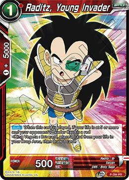 Raditz, Young Invader (P-294) [Tournament Promotion Cards] | Fandemonia Ltd