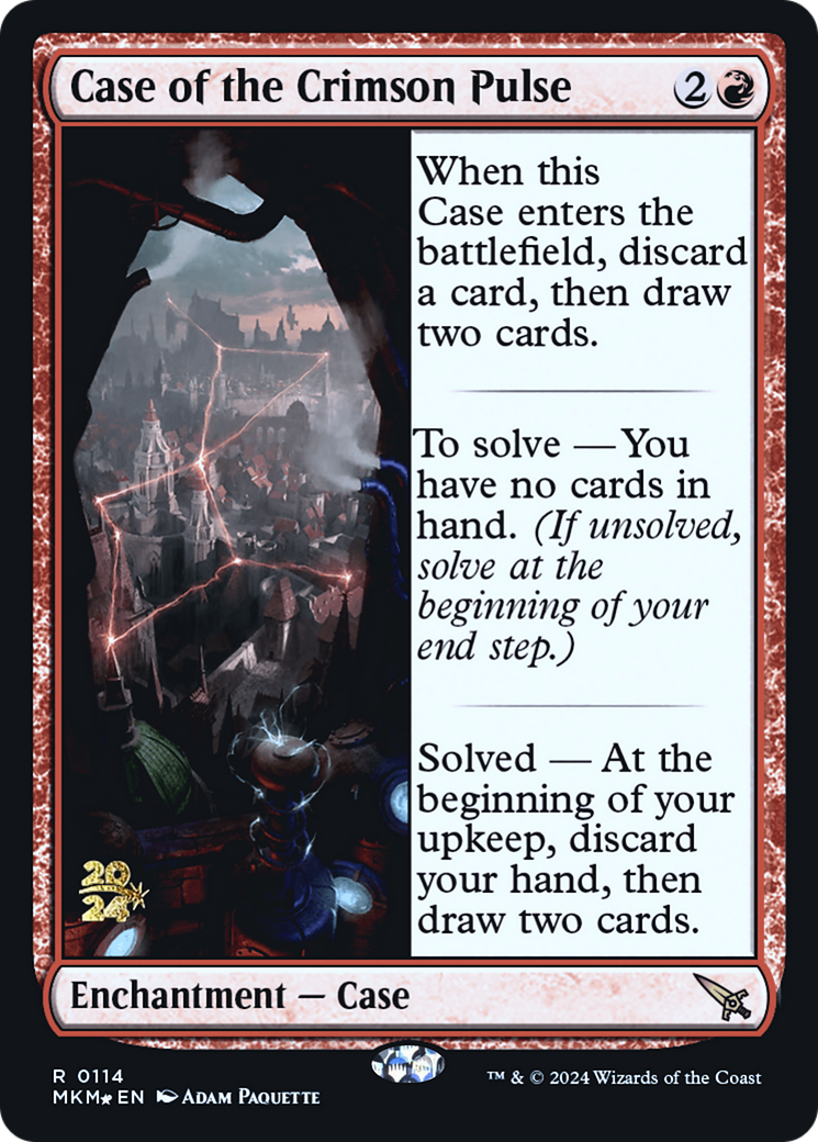 Case of the Crimson Pulse [Murders at Karlov Manor Prerelease Promos] | Fandemonia Ltd