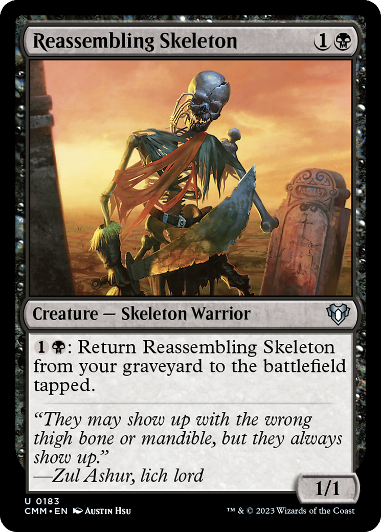 Reassembling Skeleton [Commander Masters] | Fandemonia Ltd