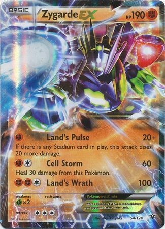 Zygarde EX (54/124) (Jumbo Card) [XY: Fates Collide] | Fandemonia Ltd