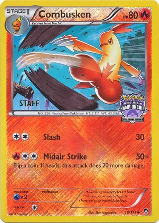 Combusken (13/111) (Championship Promo Staff) [XY: Furious Fists] | Fandemonia Ltd