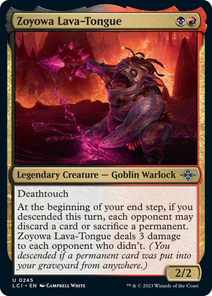 Zoyowa Lava-Tongue [The Lost Caverns of Ixalan] | Fandemonia Ltd