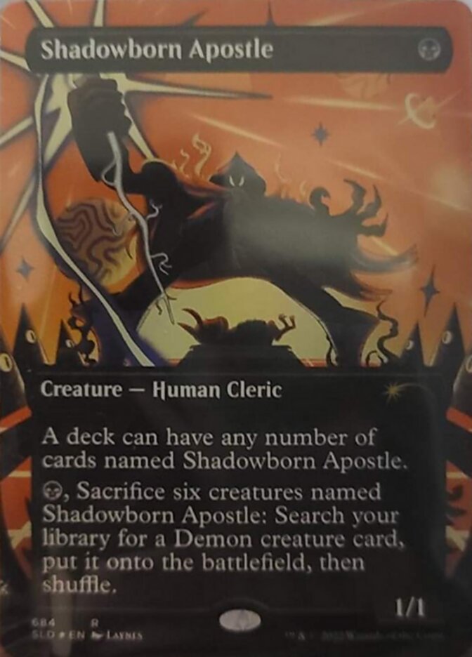 Shadowborn Apostle (Borderless) (684) [Secret Lair Drop Promos] | Fandemonia Ltd