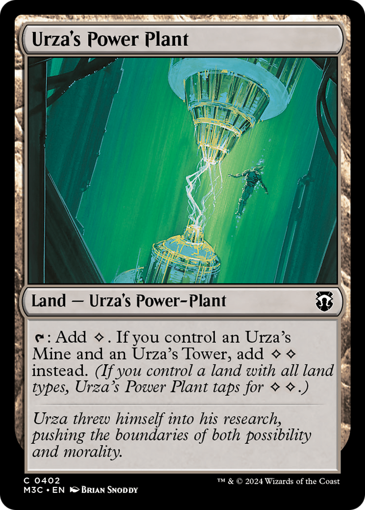 Urza's Power Plant (Ripple Foil) [Modern Horizons 3 Commander] | Fandemonia Ltd