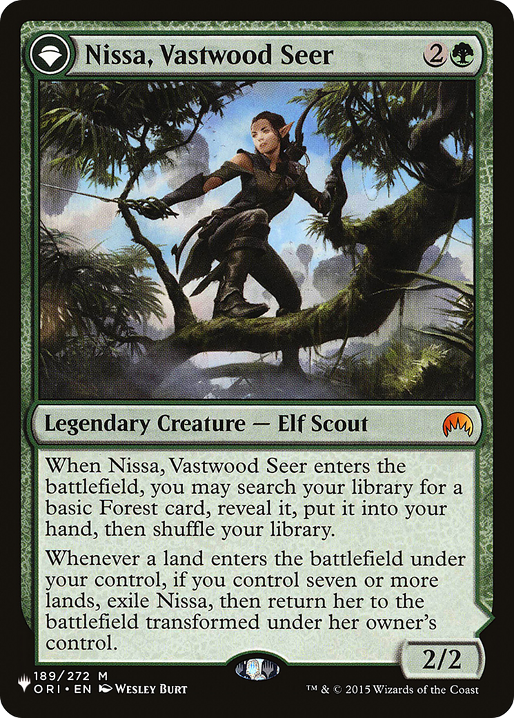 Nissa, Vastwood Seer // Nissa, Sage Animist [Secret Lair: From Cute to Brute] | Fandemonia Ltd