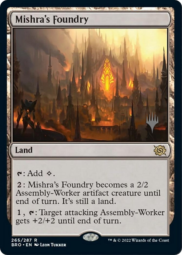 Mishra's Foundry (Promo Pack) [The Brothers' War Promos] | Fandemonia Ltd