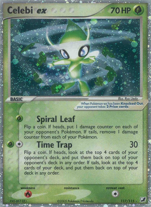 Celebi ex (117/115) [EX: Unseen Forces] | Fandemonia Ltd