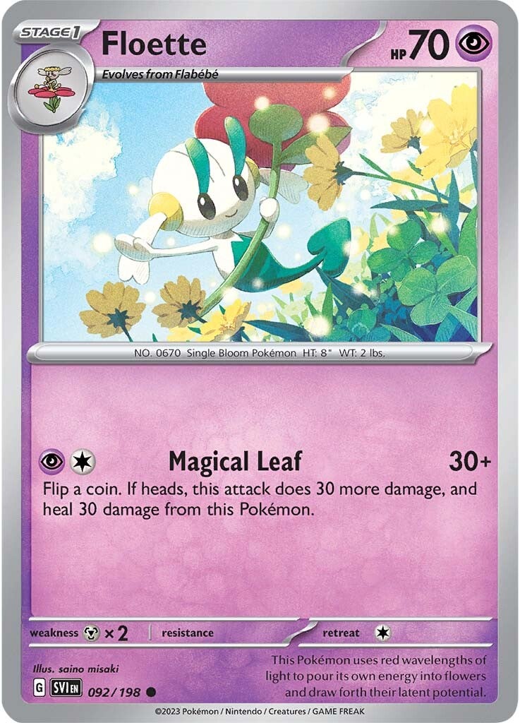 Floette (092/198) [Scarlet & Violet: Base Set] | Fandemonia Ltd