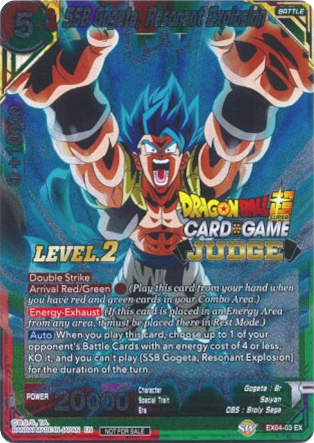 SSB Gogeta, Resonant Explosion (Level 2) (EX04-03) [Judge Promotion Cards] | Fandemonia Ltd