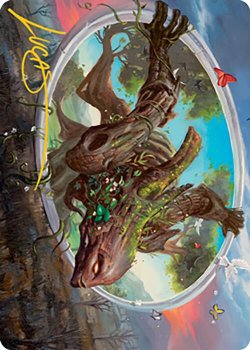 Gaea's Will Art Card (Gold-Stamped Signature) [Modern Horizons 2 Art Series] | Fandemonia Ltd