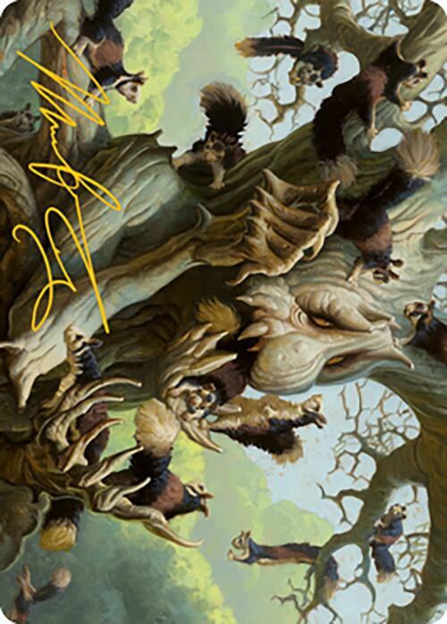 Scurry Oak Art Card (Gold-Stamped Signature) [Modern Horizons 2 Art Series] | Fandemonia Ltd