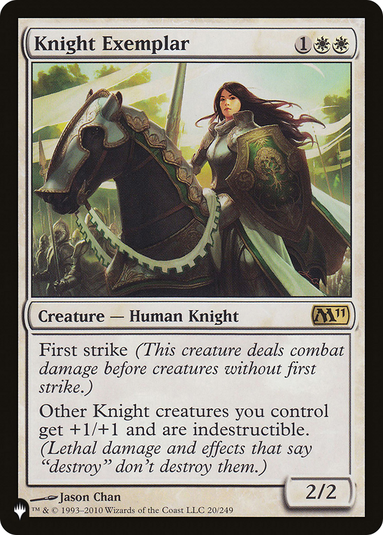 Knight Exemplar (Magic 2011) [The List] | Fandemonia Ltd