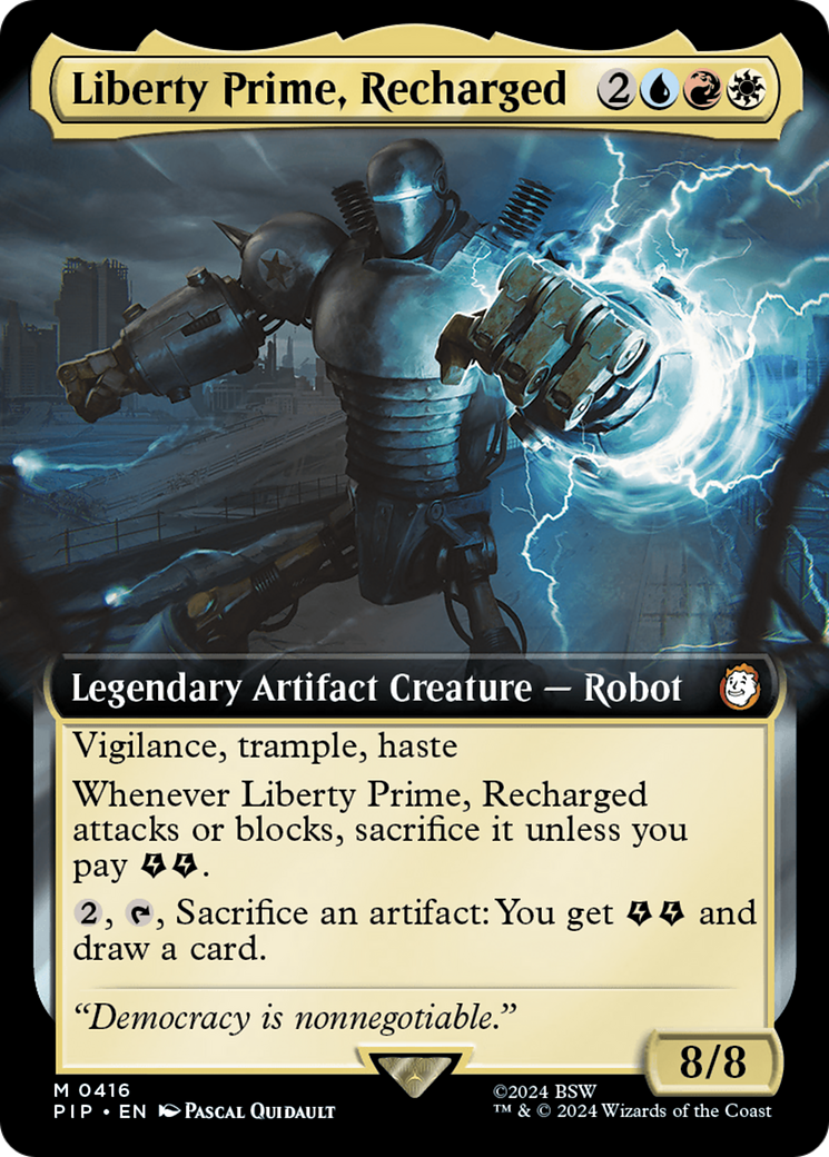 Liberty Prime, Recharged (Extended Art) [Fallout] | Fandemonia Ltd