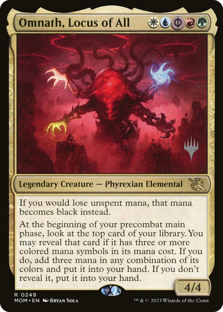 Omnath, Locus of All (Promo Pack) [March of the Machine Promos] | Fandemonia Ltd