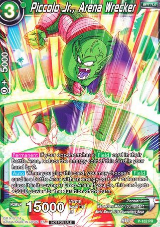 Piccolo Jr., Arena Wrecker (Power Booster: World Martial Arts Tournament) (P-152) [Promotion Cards] | Fandemonia Ltd