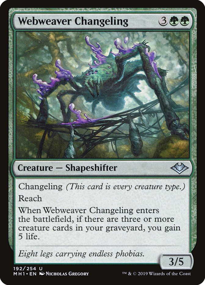 Webweaver Changeling [Modern Horizons] | Fandemonia Ltd